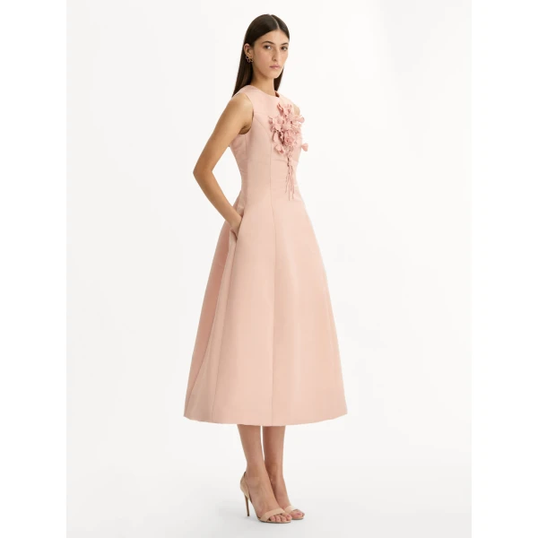 Oscar de la Renta Bouquet Embroidered Cocktail Dress - Dresses - American Luxury Evening Wear at Luxury Shoes 