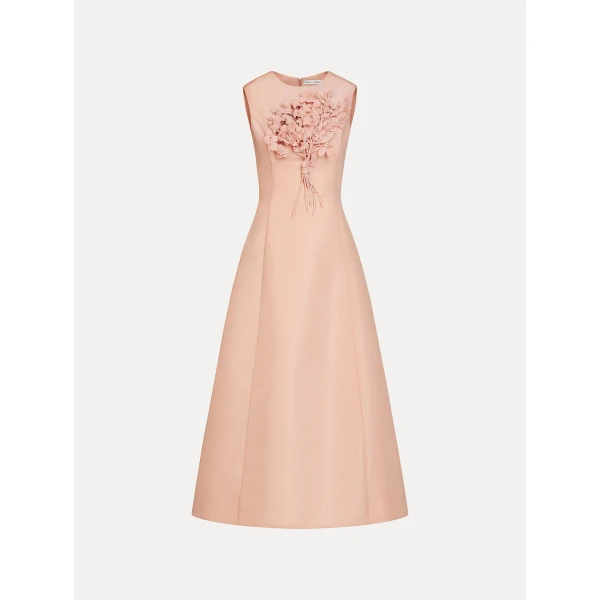 Oscar de la Renta Bouquet Embroidered Cocktail Dress - Dresses - American Luxury Evening Wear at Luxury Shoes 