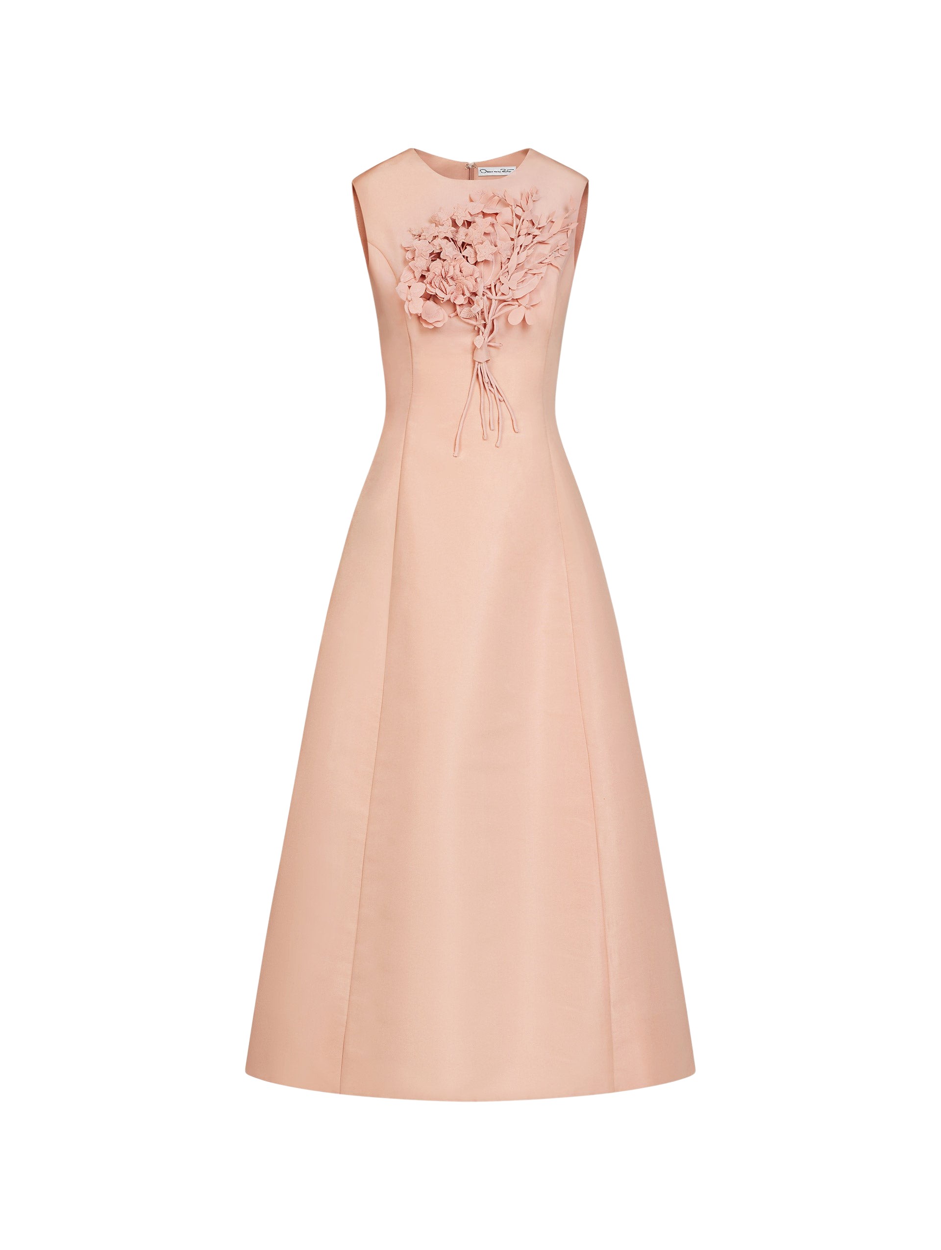 Oscar de la Renta Bouquet Embroidered Cocktail Dress - Dresses - American Luxury Evening Wear at Luxury Shoes 