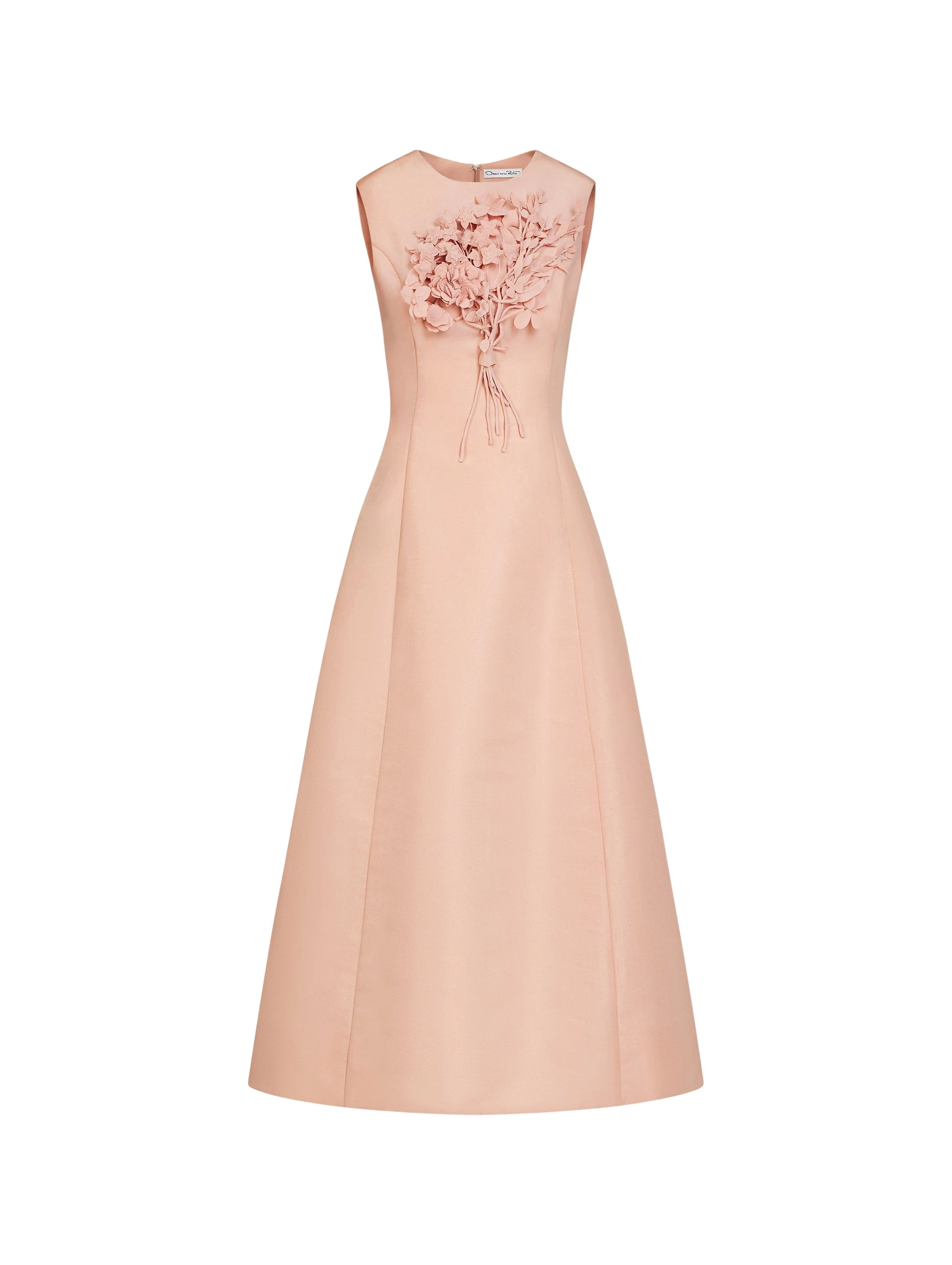 Oscar-de-la-Renta-Bouquet-Embroidered-Cocktail-Dress-Dresses61584_nobg Oscar de la Renta Bouquet Embroidered Cocktail Dress - Dresses - American Luxury Evening Wear at Luxury Shoes