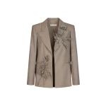 Oscar de la Renta Bouquet Embroidered Jacket - Jackets - American Luxury Evening Wear at Luxury Shoes 