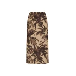 Oscar de la Renta Chiné Palm Leaves Pencil Skirt - Skirts - American Luxury Evening Wear at Luxury Shoes 