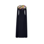 Oscar de la Renta Dominican Mixed Floral Caftan - kimono - American Luxury Evening Wear at Luxury Shoes 