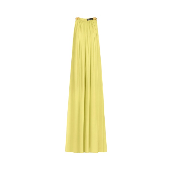 Oscar de la Renta Hibiscus Detail Silk Chiffon Caftan - kimono - American Luxury Evening Wear at Luxury Shoes 