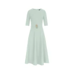 Oscar de la Renta Pineapple Belt Wool Dress - Dresses - American Luxury Evening Wear at Luxury Shoes 