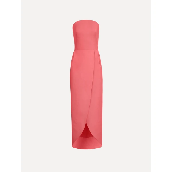Oscar de la Renta Strapless Faille Gown - Dresses - American Luxury Evening Wear at Luxury Shoes 