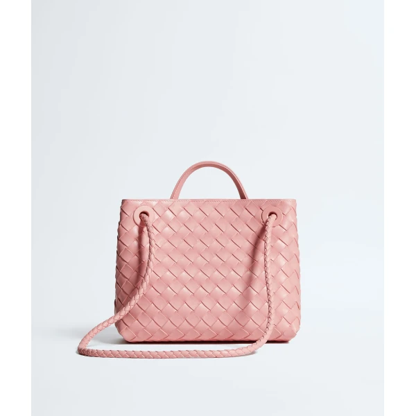 Khaite Women's Small Andiamo in Blush - Pink Totes & Top-Handle Bags - The Lotus Tote Bag - Shop at Luxury Shoes 