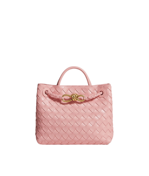 Khaite Women's Small Andiamo in Blush - Pink Totes & Top-Handle Bags - The Lotus Tote Bag - Shop at Luxury Shoes 