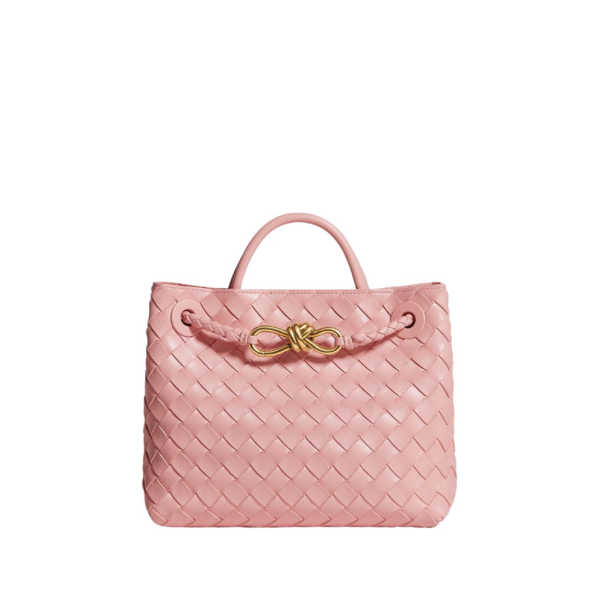 Khaite Women's Small Andiamo in Blush - Pink Totes & Top-Handle Bags - The Lotus Tote Bag - Shop at Luxury Shoes 