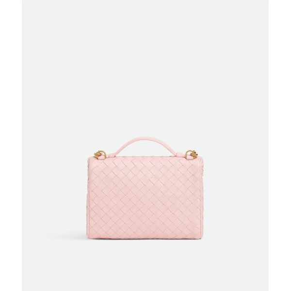 Khaite Women's Small Soft Vanity in Rose - Pink Clutch Bags - The Lotus Tote Bag - Shop at Luxury Shoes 