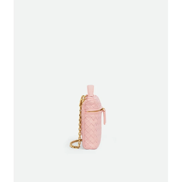Khaite Women's Small Soft Vanity in Rose - Pink Clutch Bags - The Lotus Tote Bag - Shop at Luxury Shoes 