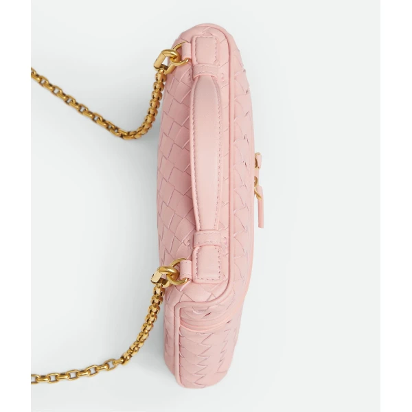 Khaite Women's Small Soft Vanity in Rose - Pink Clutch Bags - The Lotus Tote Bag - Shop at Luxury Shoes 