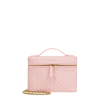 Khaite Women's Small Soft Vanity in Rose - Pink Clutch Bags - The Lotus Tote Bag - Shop at Luxury Shoes 