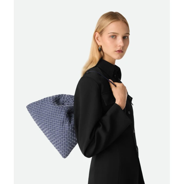 Khaite Women's Dustbag in Ash violet - Purple Shoulder & Crossbody Bags - The Lotus Tote Bag - Shop at Luxury Shoes 