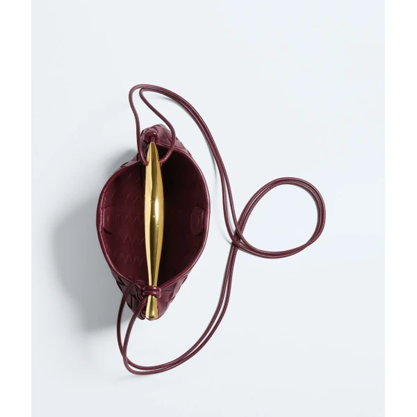 Khaite Baby Sardine in Barolo - Red Mini Bags - The Lotus Tote Bag - Shop at Luxury Shoes 