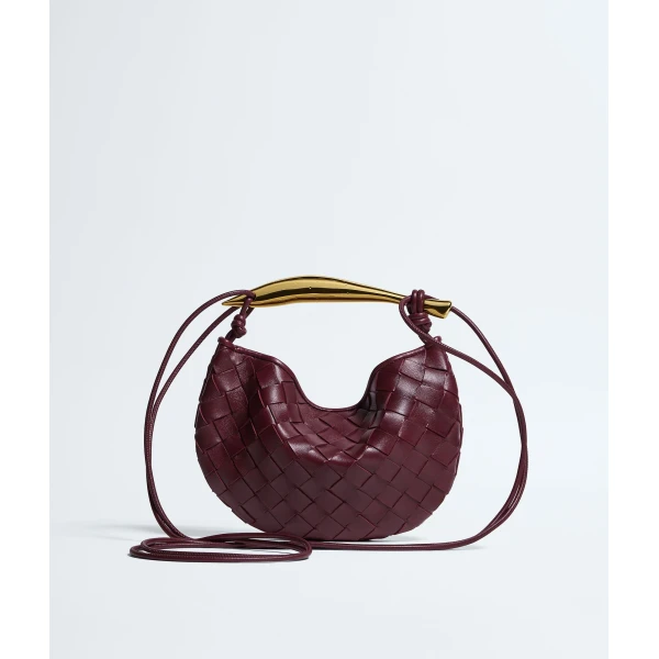Khaite Baby Sardine in Barolo - Red Mini Bags - The Lotus Tote Bag - Shop at Luxury Shoes 