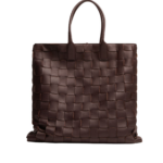 Bottega Veneta Maxi Intreccio Tote in Oxblood