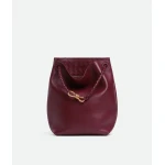 Khaite Women's Andiamo Bucket in Barolo - Red Bucket Bags - The Lotus Tote Bag - Shop at Luxury Shoes 