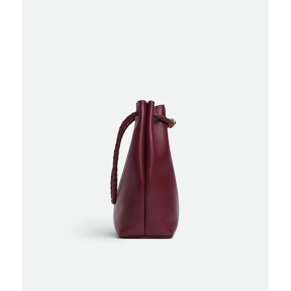 Khaite Women's Andiamo Bucket in Barolo - Red Bucket Bags - The Lotus Tote Bag - Shop at Luxury Shoes 