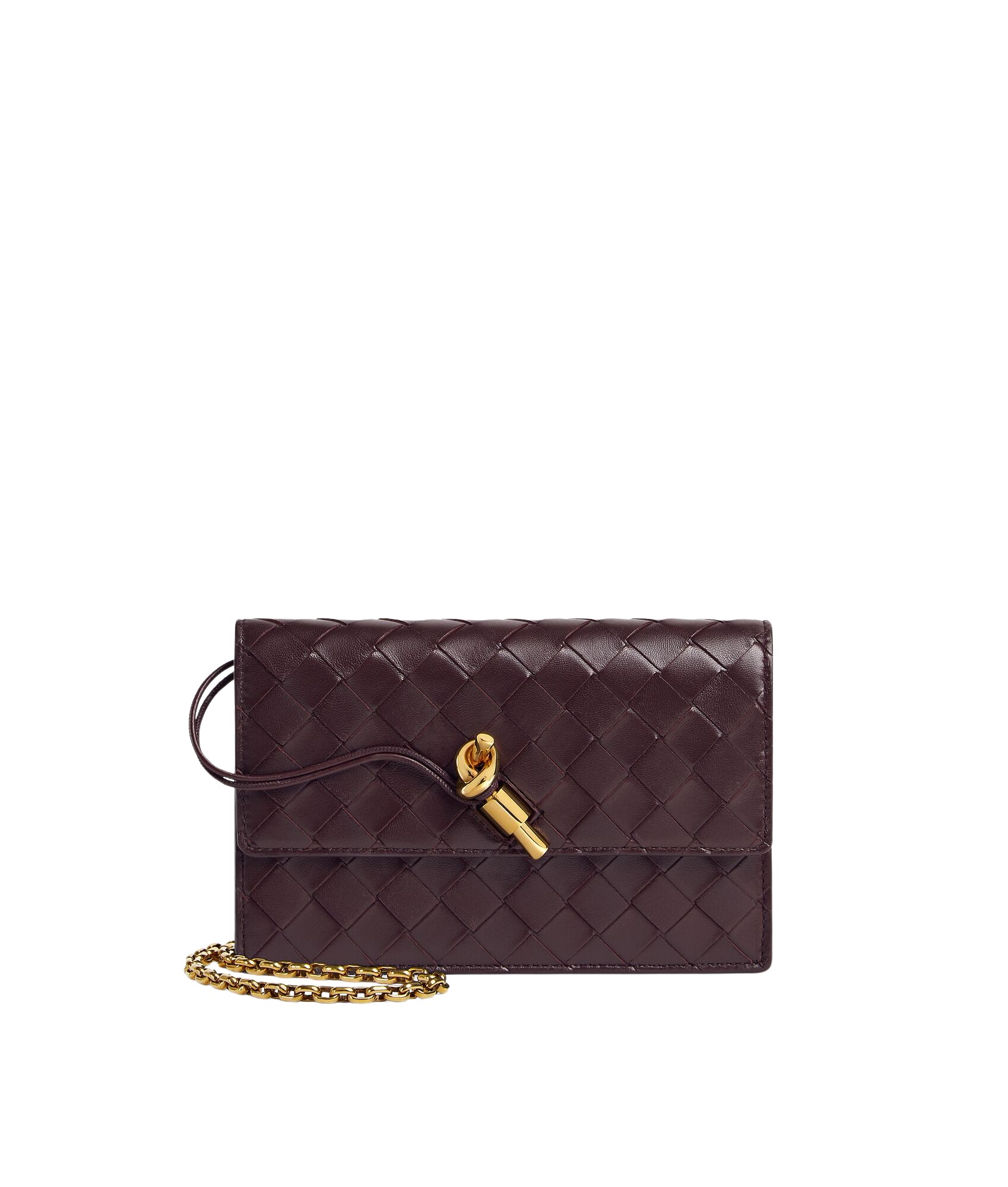 Red-Womens-Andiamo-Pouch-on-Chain-in-Dark-barolo-coveti71295_nobg Bottega Veneta Women’s Andiamo Pouch on Chain in Dark barolo