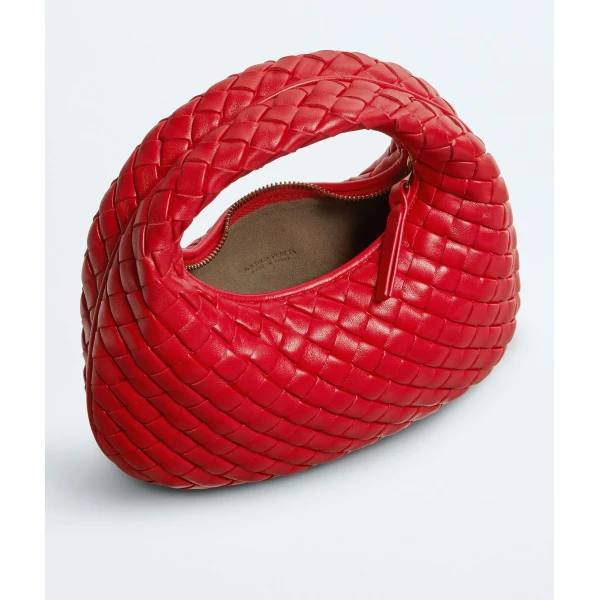 Khaite Women's Baby Veneta in Cardinal - Red Mini Bags - The Lotus Tote Bag - Shop at Luxury Shoes 