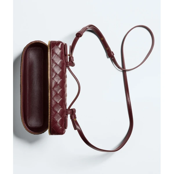 Khaite Women's Bang Bang in Barolo - Red Shoulder & Crossbody Bags - The Lotus Tote Bag - Shop at Luxury Shoes 
