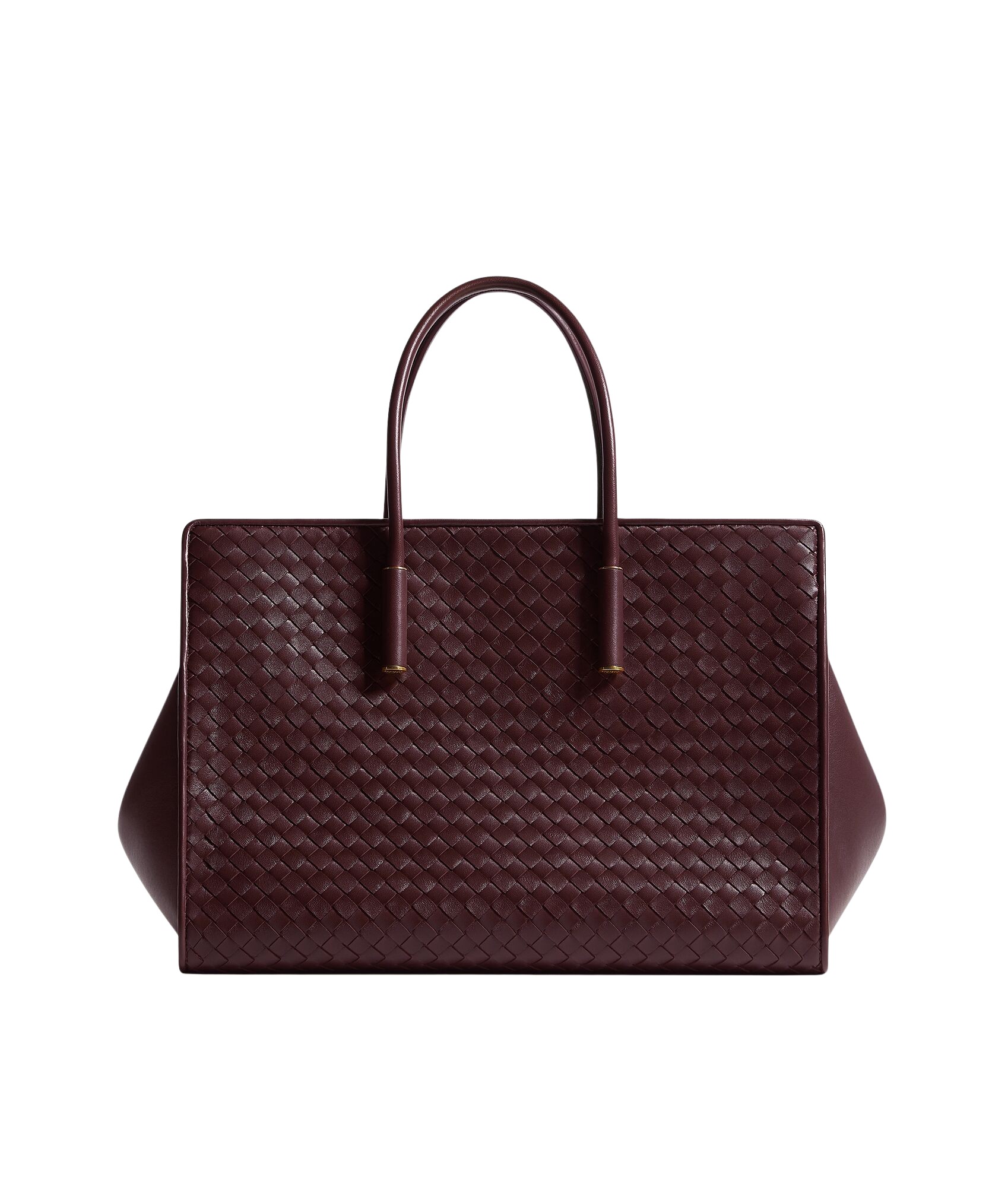 Red-Womens-Barbara-Tote-in-Deep-mahogany-coveti44488_nobg Khaite Women's Barbara Tote in Deep mahogany - Red Totes & Top-Handle Bags - The Lotus Tote Bag - Shop at Luxury Shoes