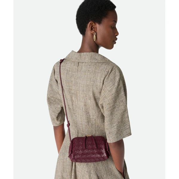 Khaite Women's Concert Pouch in Barolo - Red Clutch Bags - The Lotus Tote Bag - Shop at Luxury Shoes 