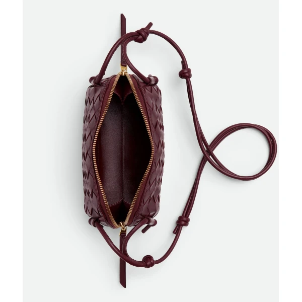 Khaite Women's Concert Pouch in Barolo - Red Clutch Bags - The Lotus Tote Bag - Shop at Luxury Shoes 