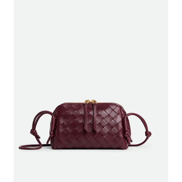 Khaite Women's Concert Pouch in Barolo - Red Clutch Bags - The Lotus Tote Bag - Shop at Luxury Shoes 