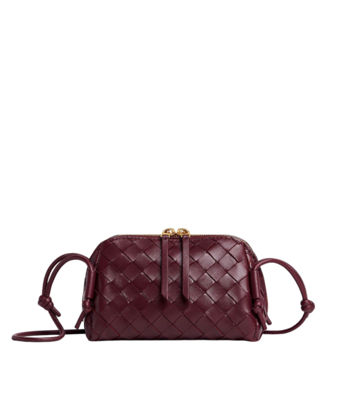Khaite Women's Concert Pouch in Barolo - Red Clutch Bags - The Lotus Tote Bag - Shop at Luxury Shoes 