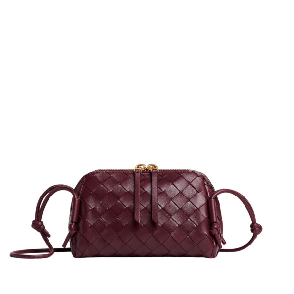 Khaite Women's Concert Pouch in Barolo - Red Clutch Bags - The Lotus Tote Bag - Shop at Luxury Shoes 