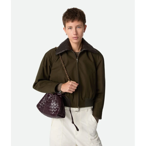 Khaite Women's Dustbag Notte in Dark barolo - Red Shoulder & Crossbody Bags - The Lotus Tote Bag - Shop at Luxury Shoes 