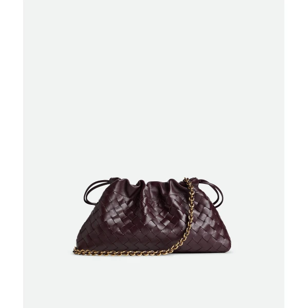 Khaite Women's Dustbag Notte in Dark barolo - Red Shoulder & Crossbody Bags - The Lotus Tote Bag - Shop at Luxury Shoes 