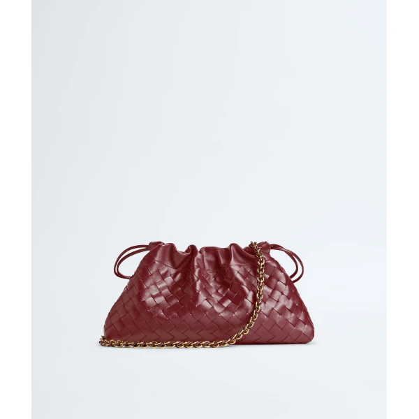 Khaite Women's Dustbag Notte in Lava red - Red Shoulder & Crossbody Bags - The Lotus Tote Bag - Shop at Luxury Shoes 