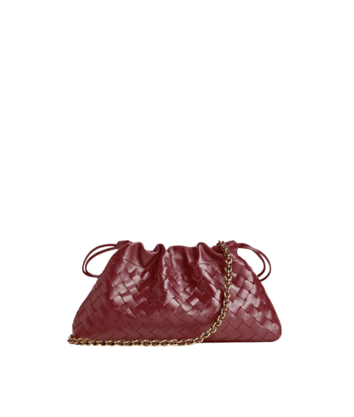 Khaite Women's Dustbag Notte in Lava red - Red Shoulder & Crossbody Bags - The Lotus Tote Bag - Shop at Luxury Shoes 
