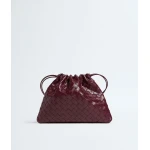 Khaite Women's Dustbag in Barolo - Red Shoulder & Crossbody Bags - The Lotus Tote Bag - Shop at Luxury Shoes 