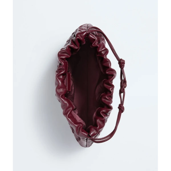 Khaite Women's Dustbag in Barolo - Red Shoulder & Crossbody Bags - The Lotus Tote Bag - Shop at Luxury Shoes 