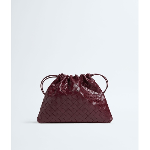 Khaite Women's Dustbag in Barolo - Red Shoulder & Crossbody Bags - The Lotus Tote Bag - Shop at Luxury Shoes 
