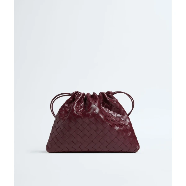 Khaite Women's Dustbag in Barolo - Red Shoulder & Crossbody Bags - The Lotus Tote Bag - Shop at Luxury Shoes 