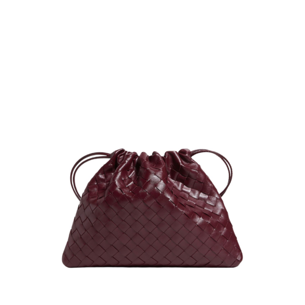 Khaite Women's Dustbag in Barolo - Red Shoulder & Crossbody Bags - The Lotus Tote Bag - Shop at Luxury Shoes 