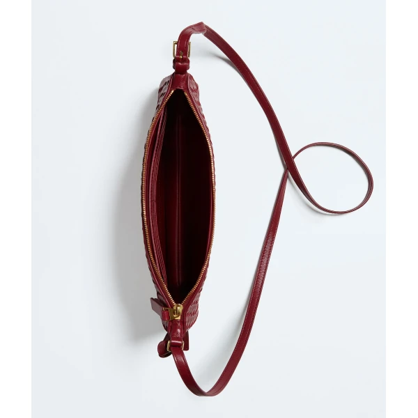 Khaite Women's Intrecciato Piccolo Medium Pouch in Lava red - Red Clutch Bags - The Lotus Tote Bag - Shop at Luxury Shoes 