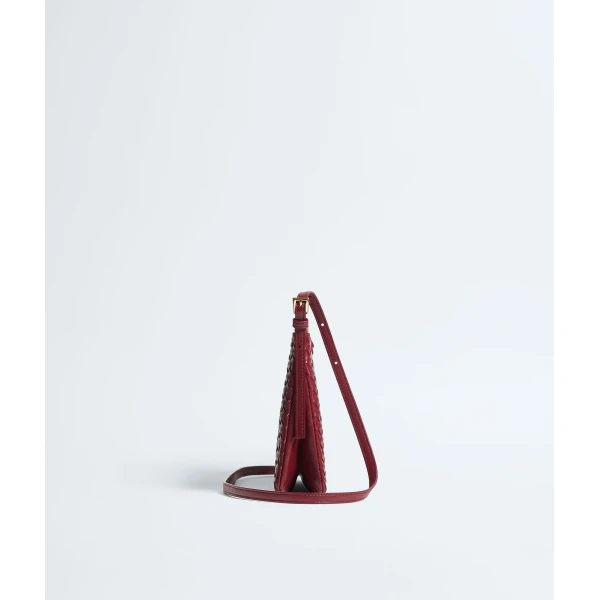 Khaite Women's Intrecciato Piccolo Medium Pouch in Lava red - Red Clutch Bags - The Lotus Tote Bag - Shop at Luxury Shoes 