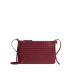 Khaite Women's Intrecciato Piccolo Medium Pouch in Lava red - Red Clutch Bags - The Lotus Tote Bag - Shop at Luxury Shoes 