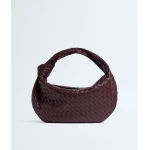 Khaite Women's Jodie in Deep mahogany - Red Shoulder & Crossbody Bags - The Lotus Tote Bag - Shop at Luxury Shoes 
