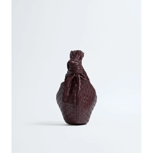 Khaite Women's Jodie in Deep mahogany - Red Shoulder & Crossbody Bags - The Lotus Tote Bag - Shop at Luxury Shoes 