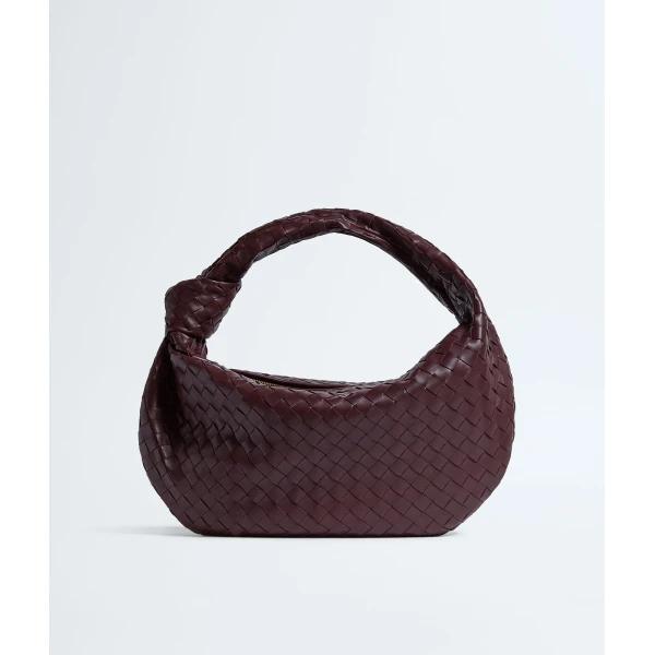 Khaite Women's Jodie in Deep mahogany - Red Shoulder & Crossbody Bags - The Lotus Tote Bag - Shop at Luxury Shoes 