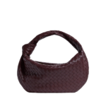 Khaite Women's Jodie in Deep mahogany - Red Shoulder & Crossbody Bags - The Lotus Tote Bag - Shop at Luxury Shoes 