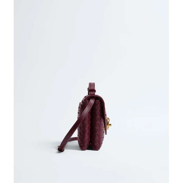 Khaite Women's Knot Lock in Barolo - Red Clutch Bags - The Lotus Tote Bag - Shop at Luxury Shoes 