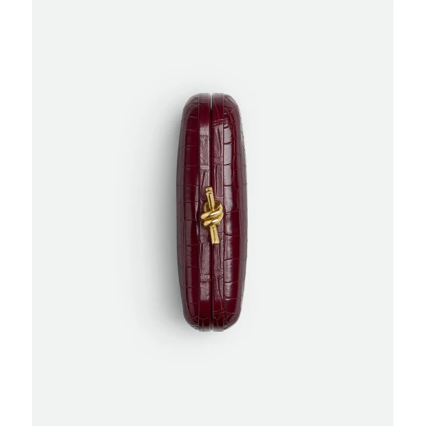 Khaite Women's Knot in Barolo - Red Clutch Bags - The Lotus Tote Bag - Shop at Luxury Shoes 